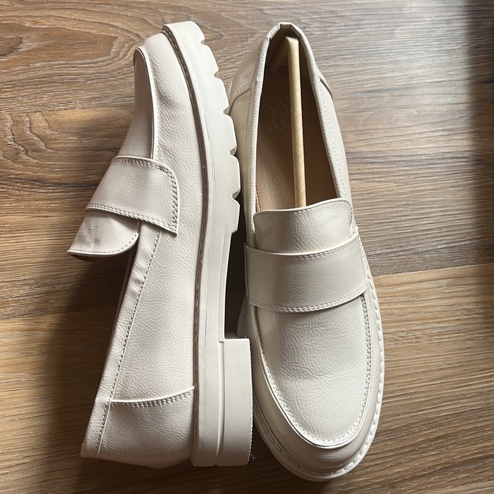 New York & Company Cream Halle Loafer
